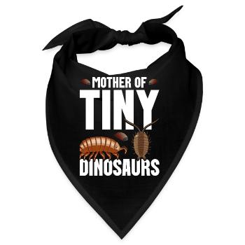 Pill Bug Owner Mother of tiny dinosaurs Rollie - Bandana - Schwarz - Vorne