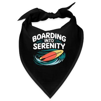 Paddleboarding Sup-abenteuer, Wassersport Im - Bandana - Schwarz - Vorne