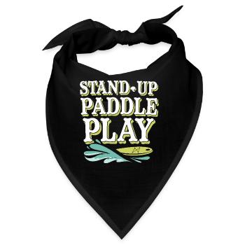 Paddleboarding Sup-abenteuer, Wassersport Im - Bandana - Schwarz - Vorne