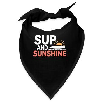 Paddleboarding Sup-abenteuer, Wassersport Im - Bandana - Schwarz - Vorne