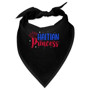 Haiti Haitianer Karibik Urlaub - Bandana - Schwarz - Vorne