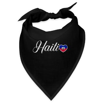 Haiti - Bandana - Schwarz - Vorne