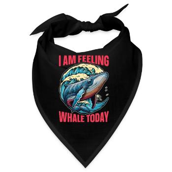 Whale Watching I Am Feeling Whale Marine Biologist - Bandana - Schwarz - Vorne