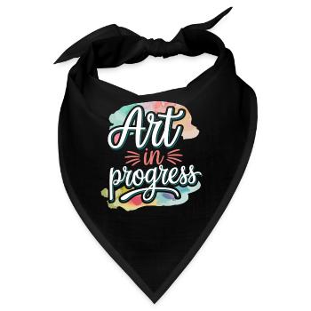 Kreatives Hobby Für Anfänger In Der - Bandana - Schwarz - Vorne