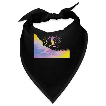 Trail Runner Cross Trail Bergläufer - Bandana - Schwarz - Vorne