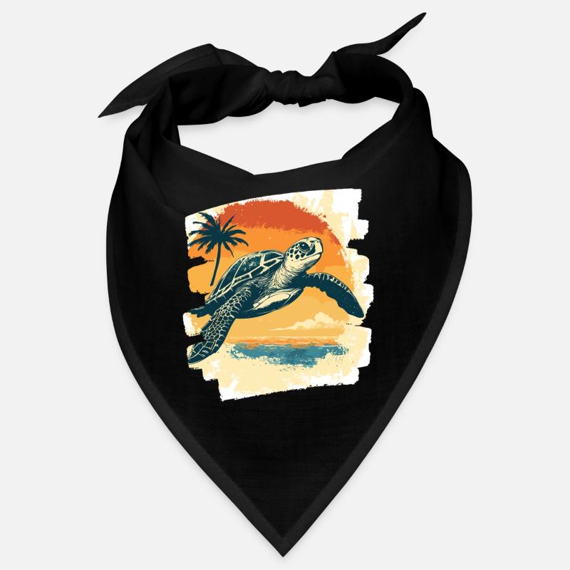 Sea Turtle Retro Bandana
