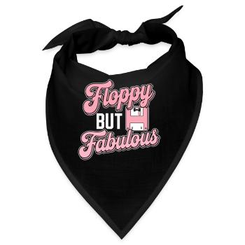 Floppy Disk Retro Tech Nostalgia Old School - Bandana - Schwarz - Vorne