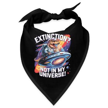 Aussterben? Nicht in meinem Universum - Dino Astronaut - Bandana - Schwarz - Vorne
