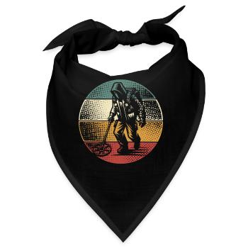 Sondeln Metalldetektor - Bandana - Schwarz - Vorne