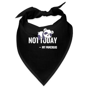 Nur Verlierer Brauchen Eine Bauchspeicheldrüse - Bandana - Schwarz - Vorne