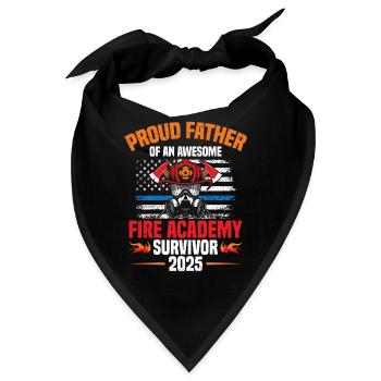 Stolze Vater Einer Awesome Fire Academy Survivor - Bandana - Schwarz - Vorne
