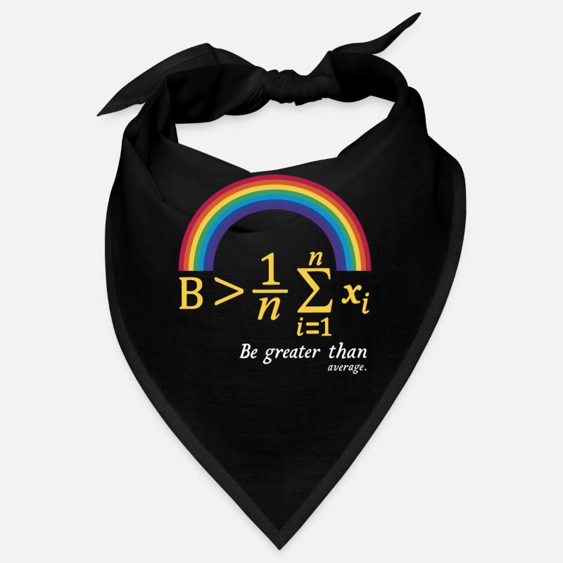 Mathe-Wortspiel – Sei größer als der Durchschnitt Bandana