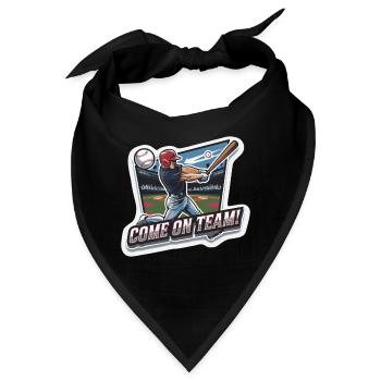 BASEBALL - Bandana - Schwarz - Vorne
