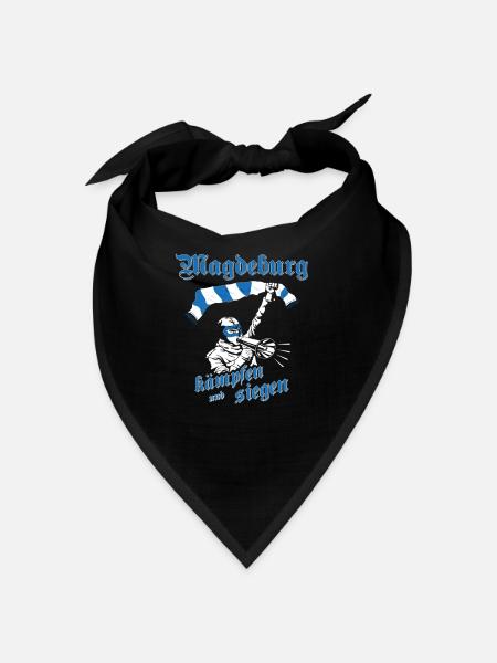 Magdeburg kämpfen und siegen No II - Bandana - Schwarz
