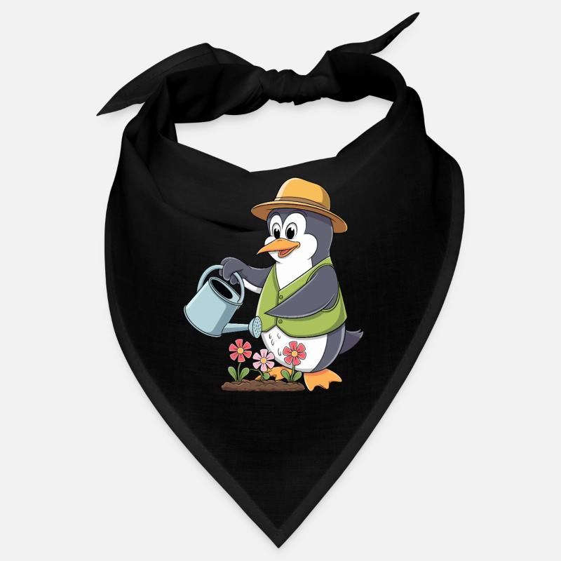 Pinguin Gartenliebe Gärtner Gartenglück Bandana