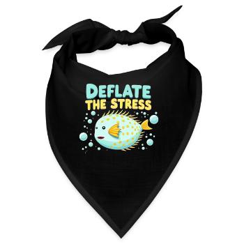Kugelfisch-meereslebewesen-enthusiasten Quirky - Bandana - Schwarz - Vorne