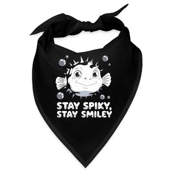 Kugelfisch-meereslebewesen-enthusiasten Quirky - Bandana - Schwarz - Vorne