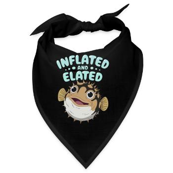 Kugelfisch-meereslebewesen-enthusiasten Quirky - Bandana - Schwarz - Vorne