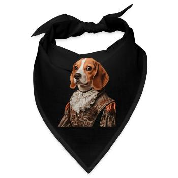 Beagle - Bandana - Schwarz - Vorne