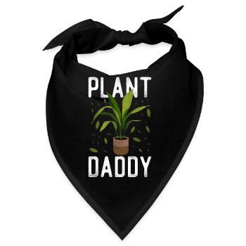Plant Lover Gardening Plant Daddy - Bandana - Schwarz - Vorne