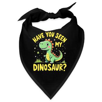 Dinosaur Party Decorations - Bandana - Schwarz - Vorne
