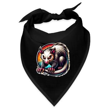Opossum - Bandana - Schwarz - Vorne