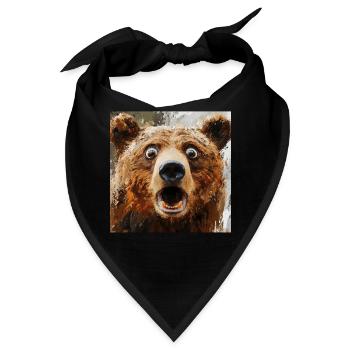 Tragen - Bandana - Schwarz - Vorne