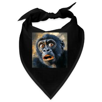 Gorilla - Bandana - Schwarz - Vorne