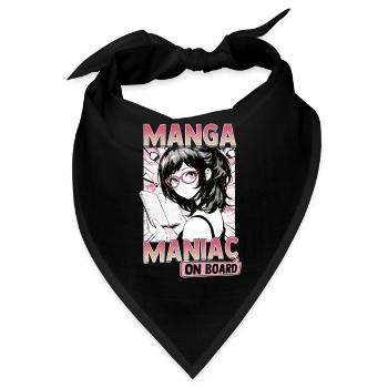 Manga Bücher Manga Liebhaber - Bandana - Schwarz - Vorne