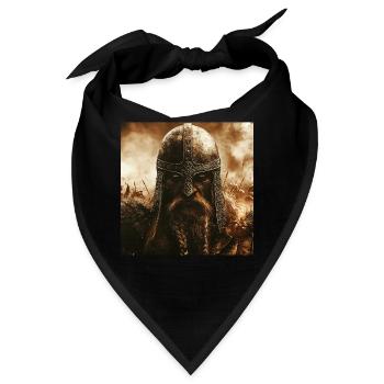 Wikinger - Bandana - Schwarz - Vorne