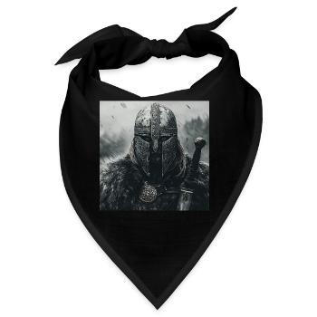 Wikinger - Bandana - Schwarz - Vorne