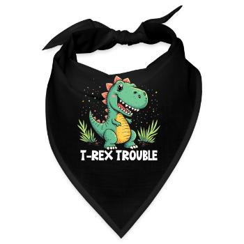 Dinosaur Party Decorations - Bandana - Schwarz - Vorne