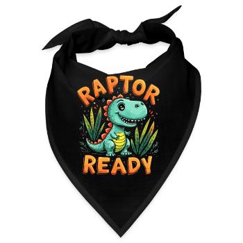 Dinosaur Party Decorations - Bandana - Schwarz - Vorne