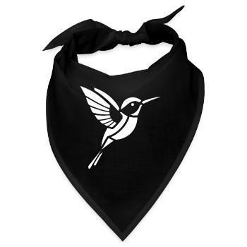 Kolibri - Bandana - Schwarz - Vorne