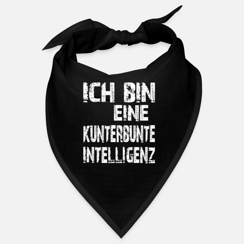 KI Spruch Ich bin eine kunterbunte Intelligenz Bandana
