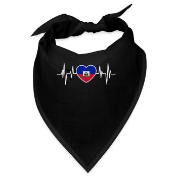 Haiti - Bandana - Schwarz - Vorne
