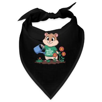Ich Wachse Auf Dir, Oder? - Bandana - Schwarz - Vorne