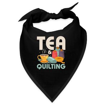 Tea & Quilting Sewing Quilter - Bandana - Schwarz - Vorne