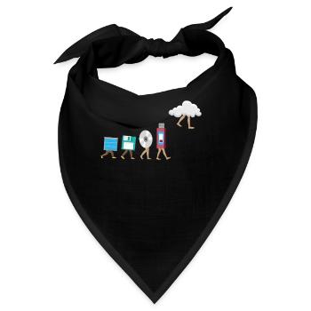 Programmierer Computercodierungssoftwareentwickler - Bandana - Schwarz - Vorne