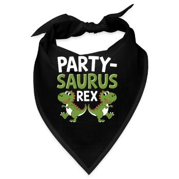 Dinosaur Party Decorations - Bandana - Schwarz - Vorne