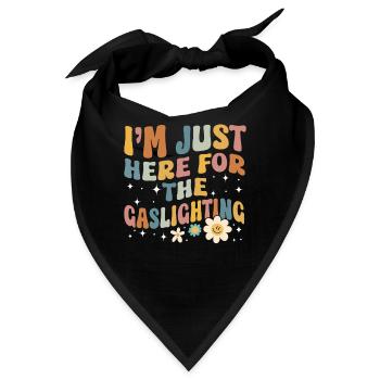 Echtes Professionelles Gaslighting - Bandana - Schwarz - Vorne