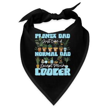 Plant Lover Gardening Dad Plants - Bandana - Schwarz - Vorne