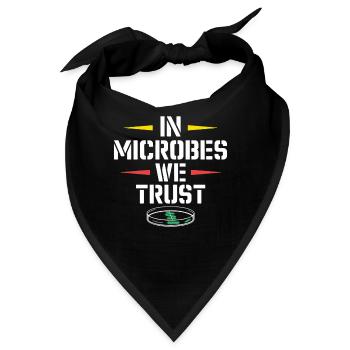 Microscope Enthusiast Lab Technician Science - Bandana - Schwarz - Vorne