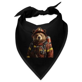 Tragen - Bandana - Schwarz - Vorne