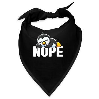Penguine Vogelliebhaber Penguin -Enthusiast - Bandana - Schwarz - Vorne