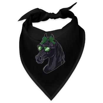 Ich Liebe Meinen Percheron An Die Scheune Und - Bandana - Schwarz - Vorne