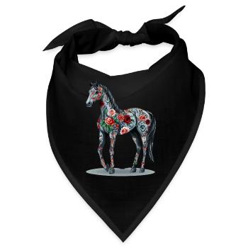 Arabisch - Bandana - Schwarz - Vorne