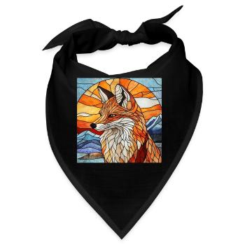 Fuchs - Bandana - Schwarz - Vorne