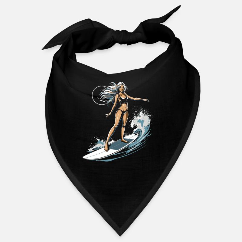 Graphique de surfeuse Bandana