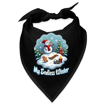 Mein endloser Winter - Bandana - Schwarz - Vorne